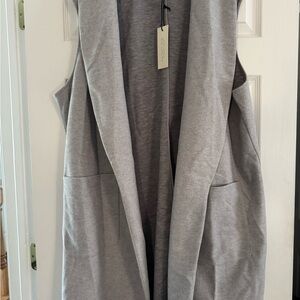 Rachel Zoe Light Gray Sleeveless Vest